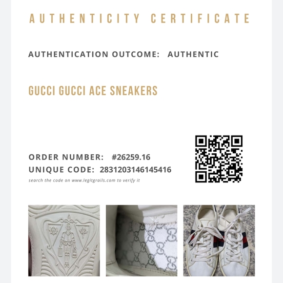 GUCCI SNEAKERS - Picture 16 of 16